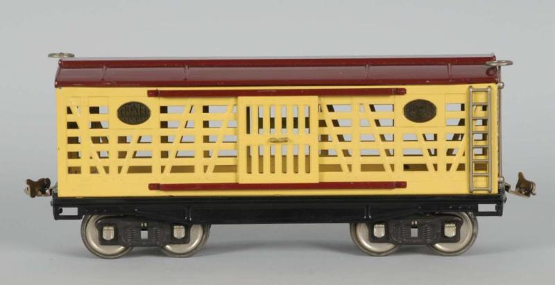 Appraisal: Lionel No Yellow Cattle Car Description Car has late yellow