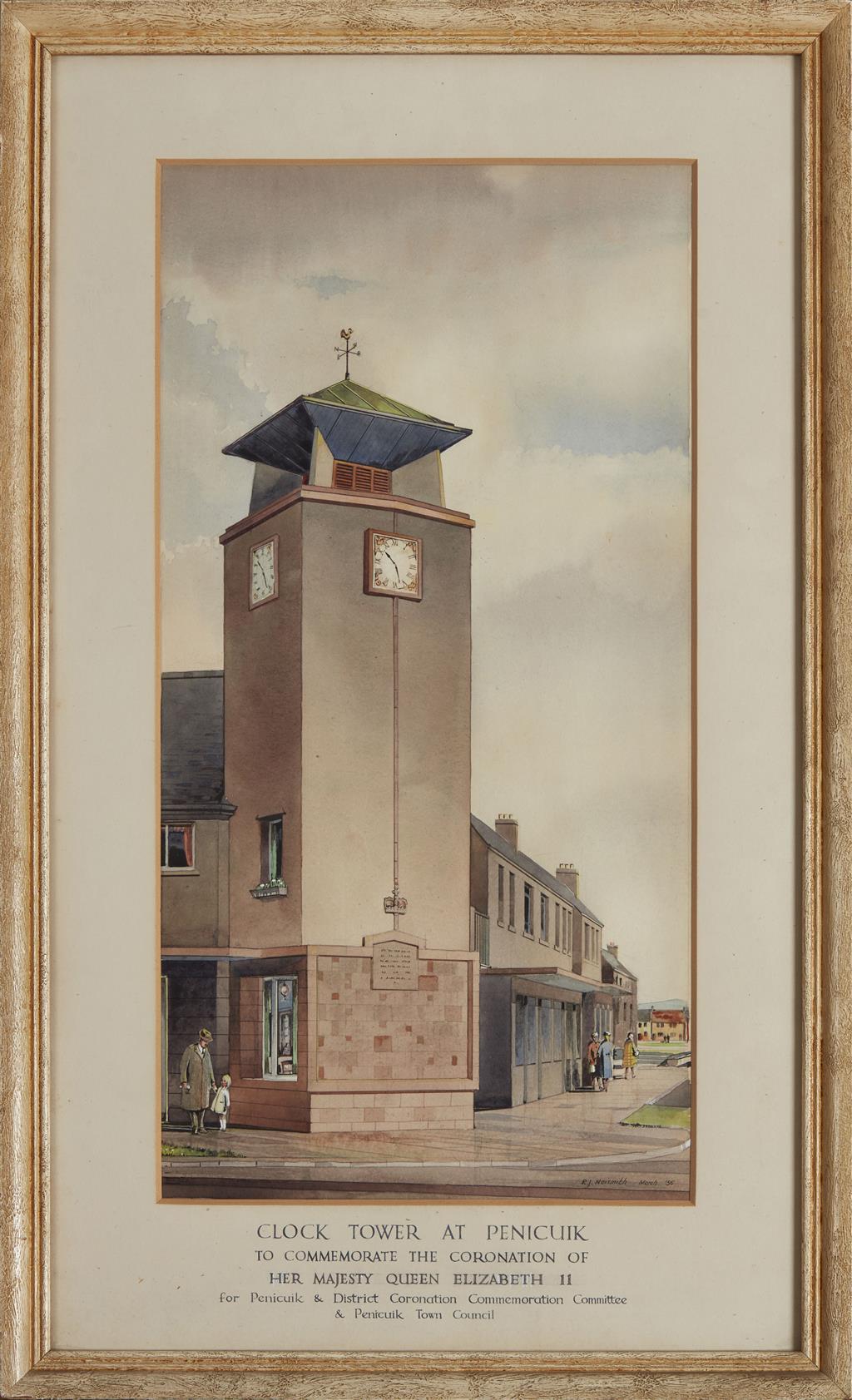 Appraisal: SIR FRANK MEARS AND PARTNERS - CLOCK TOWER AT PENICUIK