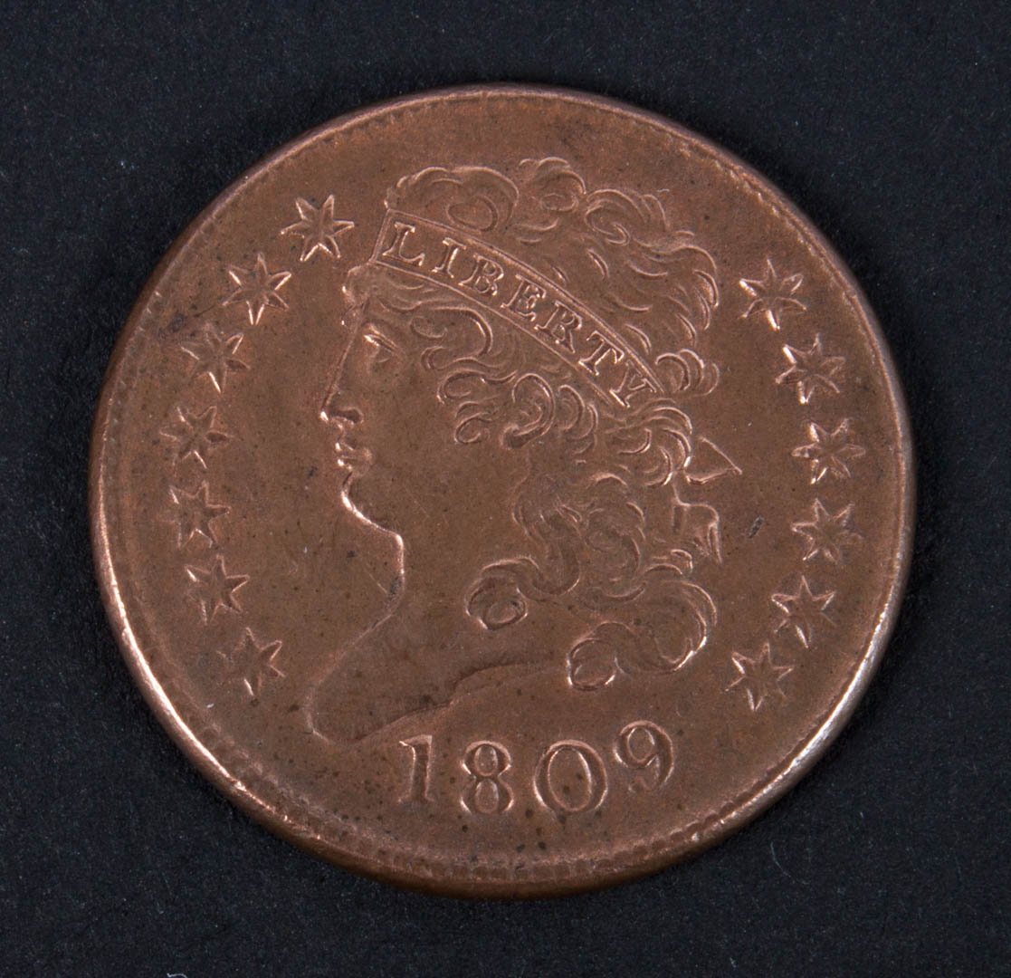 Appraisal: United States Classic Head copper half cent EF-