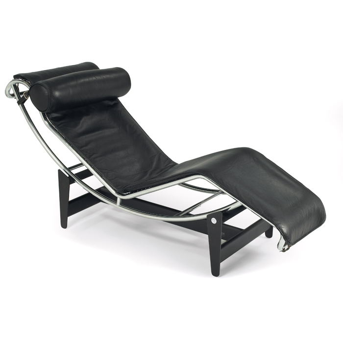 Appraisal: Le Corbusier LC chaise by Cassina Italy imported by Atelier