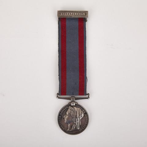 Appraisal: North West Rebellion North West Canada Medal to Lieutenant J