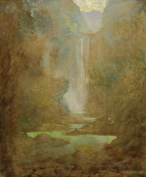 Appraisal: ADAMS PHILIP American b ''The Mystic Waterfalls'' Maui Hawaii oil