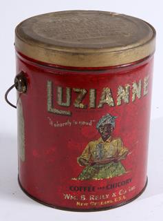 Appraisal: Luzianne lb coffee can Luzianne lb coffee can