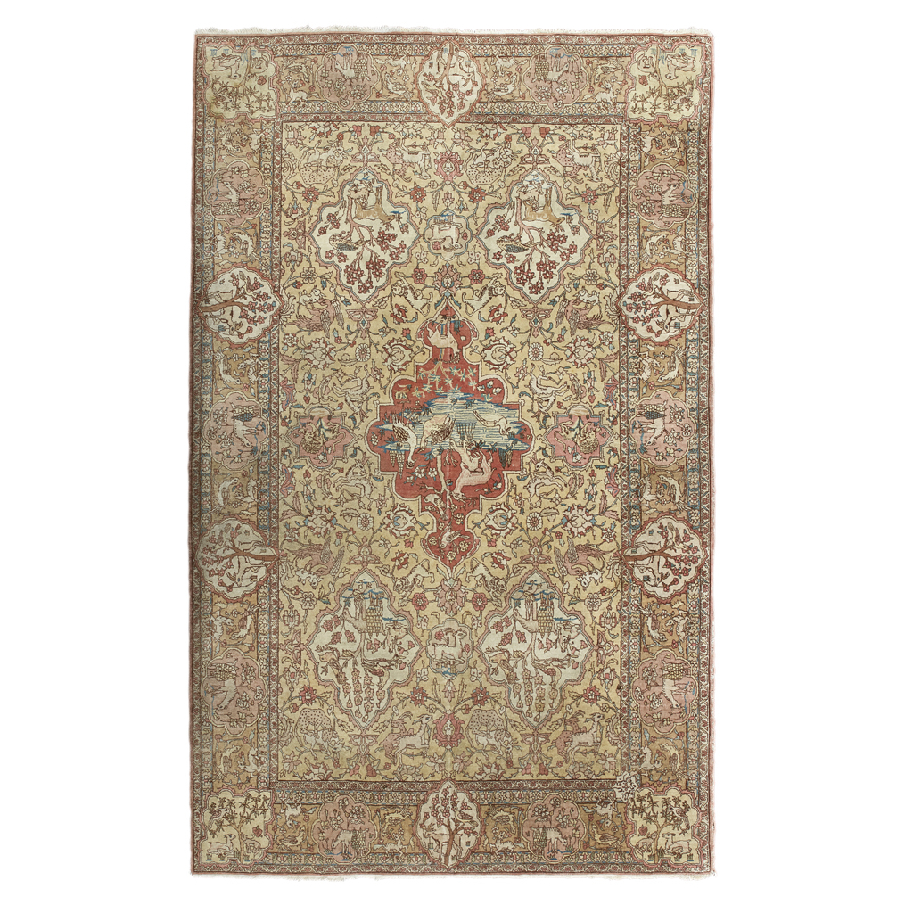 Appraisal: BENLIAN TABRIZ CARPET NORTHWEST PERSIA EARLY TH CENTURY the light