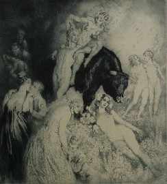 Appraisal: Norman Lindsay - Have Faith facsimile etching edition of inscribed