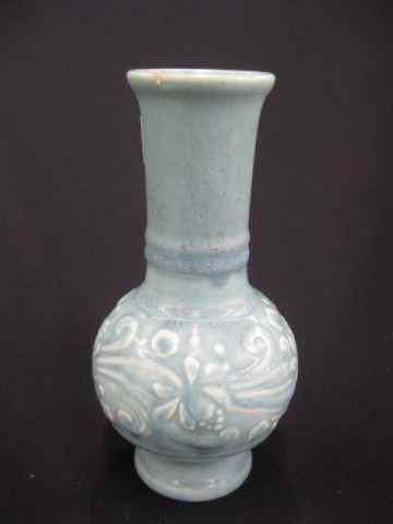 Appraisal: Rookwood Art Pottery Vase blue stylizedfloral - '' shape dated