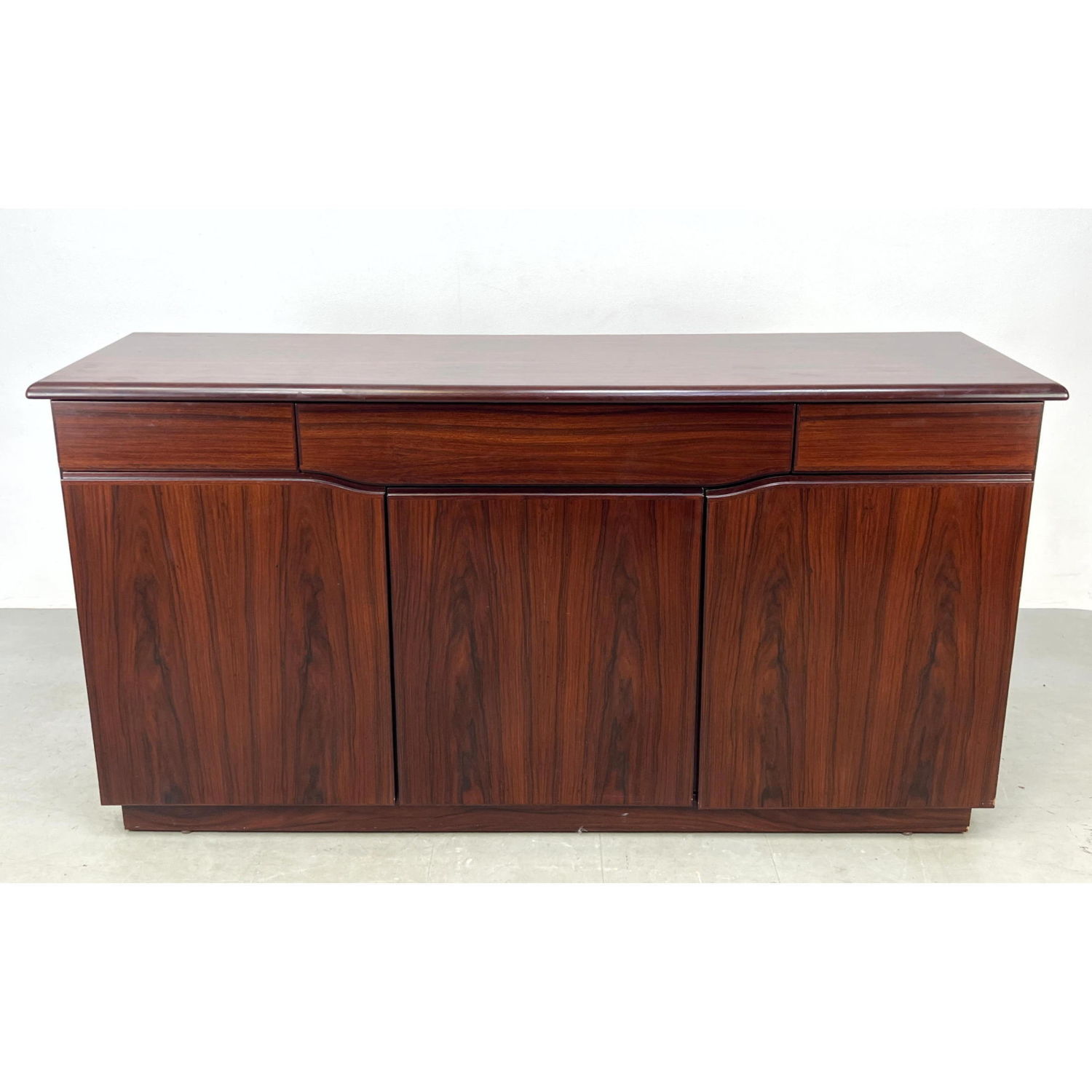 Appraisal: SKOVBY Danish Modern Rosewood Credenza Sideboard Cabinet Marked Dimensions H