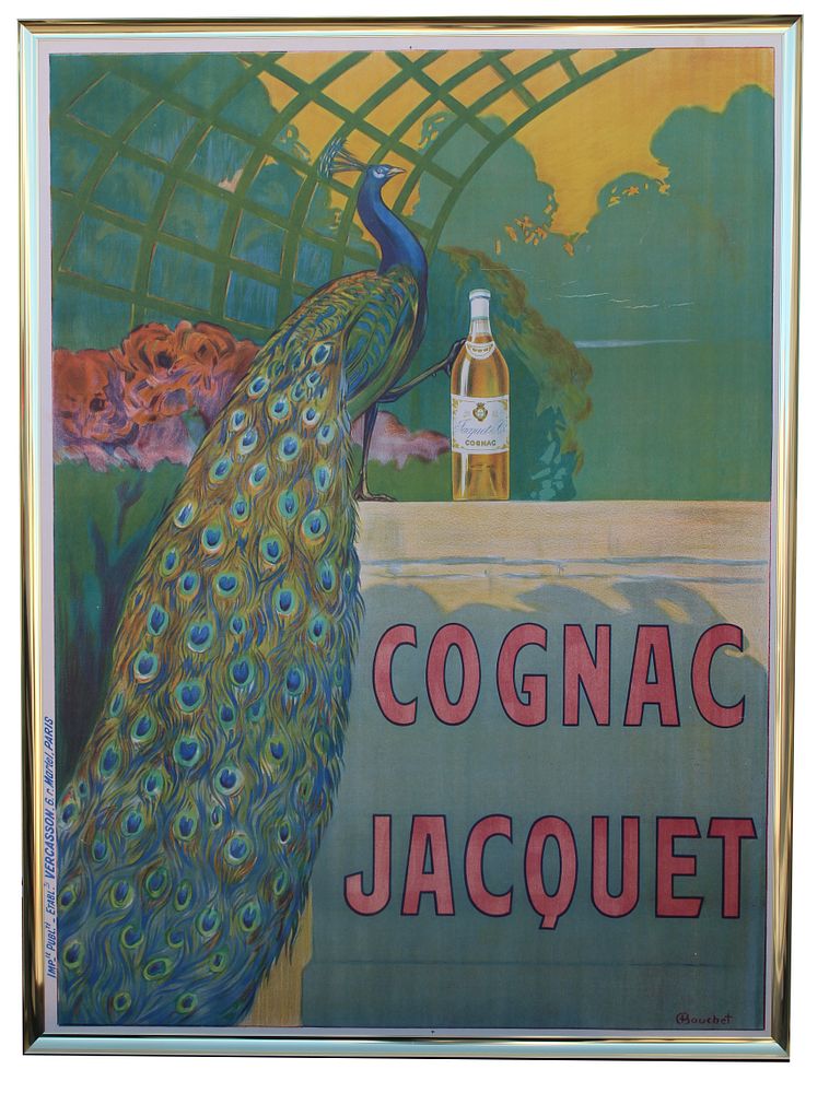 Appraisal: Camille Bouchet Cognac Jacquet Art Nouveau poster Camille Bouchet th