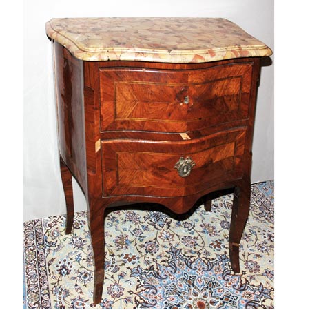 Appraisal: Louis XV Tulipwood Petit Commode Estimate -