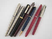 Appraisal: A pen two fibrepoints and a pencil all Parker and