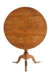 Appraisal: TEA TABLE - Queen Anne period country tilt top tea