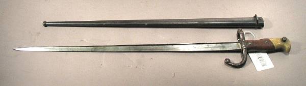 Appraisal: A French Model bayonet Standard configuration the blade marked for