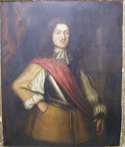 Appraisal: thC English School Half length portrait of a cavalier oil