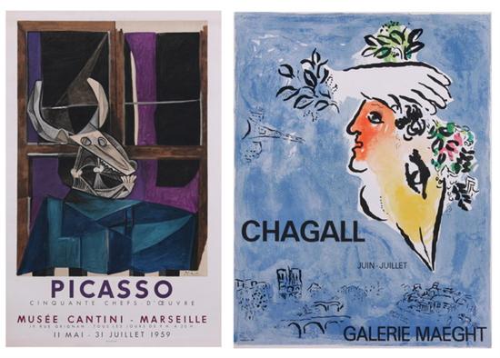 Appraisal: PABLO PICASSO Spanish - AFFICHES ORIGINALES DE MAITRES DE PARIS