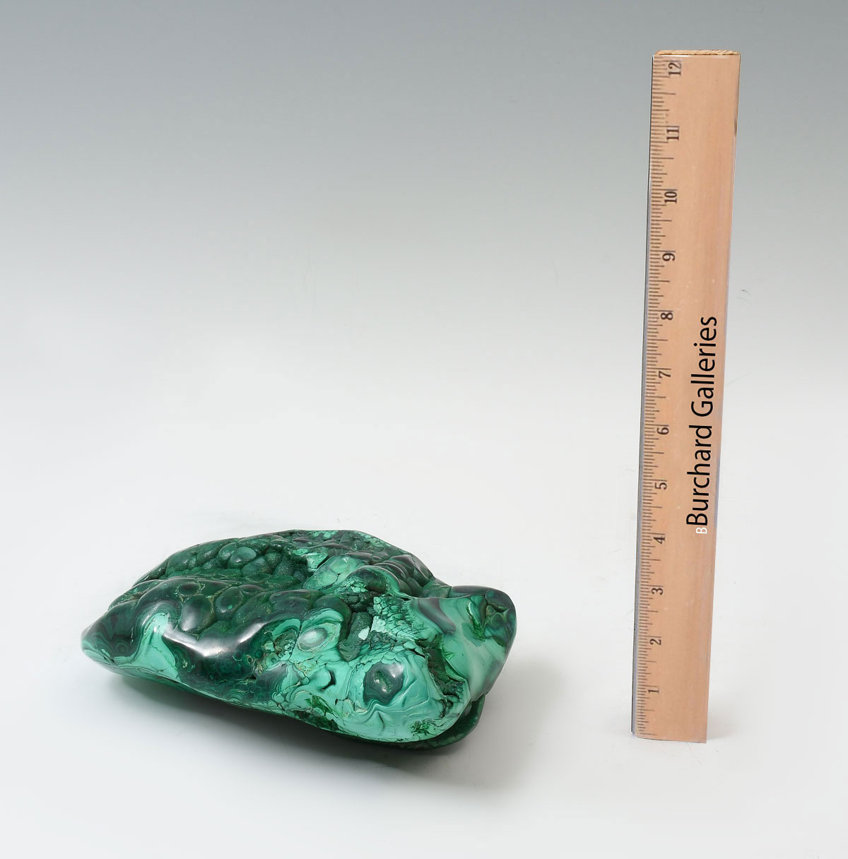 Appraisal: POLISHED AFRICAN MALACHITE SPECIMEN pounds Approx '' h x ''