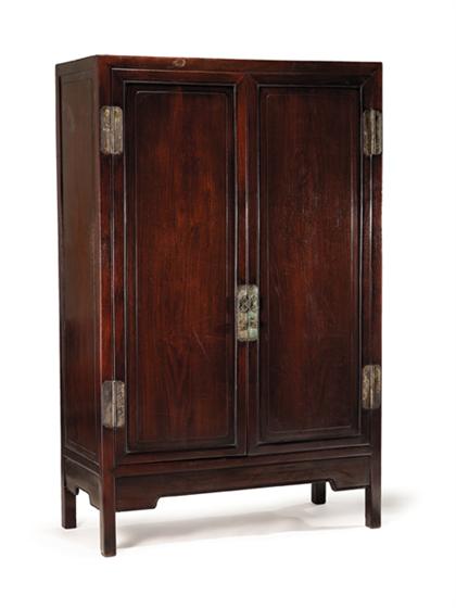 Appraisal: Fine and large Chinese hongmu square corner cabinet qing dynasty