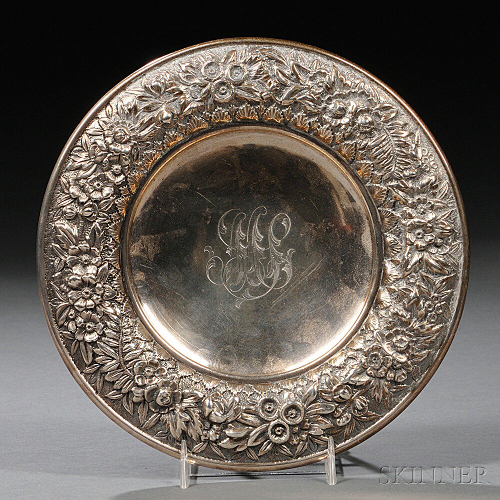 Appraisal: Tiffany and Co Sterling Silver Dish New York - circular