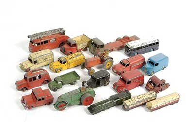 Appraisal: Dinky Toys a mixed group of unboxed Commercials To include