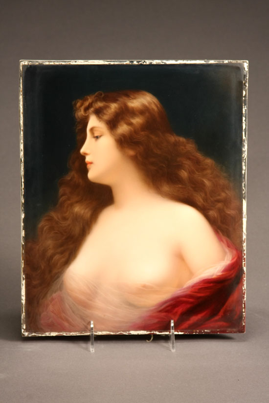 Appraisal: Berlin Porcelain Plaque of Erbluth K P M Circa After