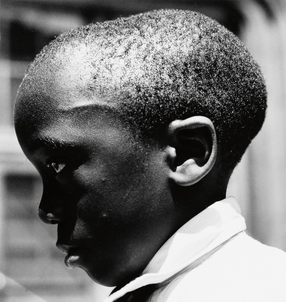 Appraisal: AARON SISKIND - Boy's Head Harlem Silver print x inches