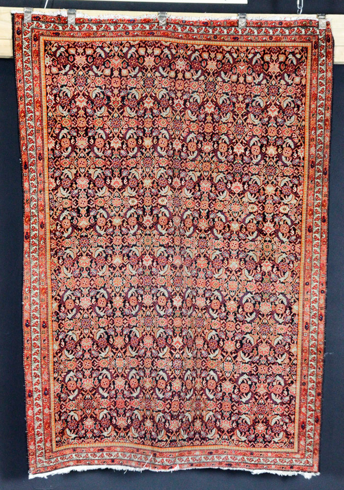 Appraisal: - Antique Senna Carpet Antique Senna carpet x Provenance Barnstable