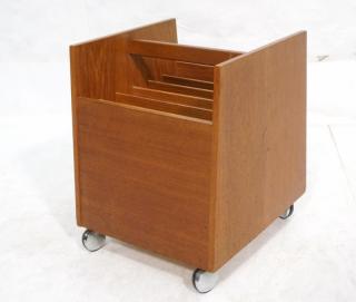 Appraisal: Bruksbo Danish Modern Teak Magazine Stand -- Dimensions H inches