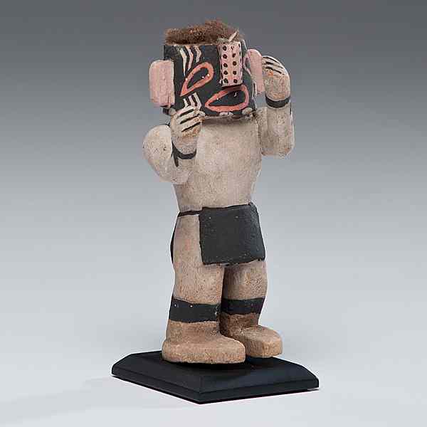 Appraisal: Hopi Heyheya Katsina carved with articulated arms and painted with