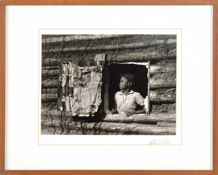 Appraisal: ARTHUR ROTHSTEIN American - THREE FRAMED PHOTOGRAPHS Identically housed in