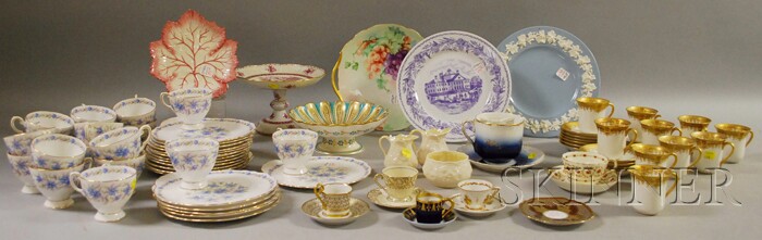 Appraisal: Approximately Seventy-nine Pieces of Assorted English and French Ceramic Tableware