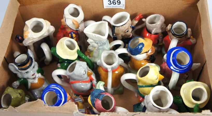 Appraisal: A collection of various Kevin Francis Miniature Toby Jugs comprising