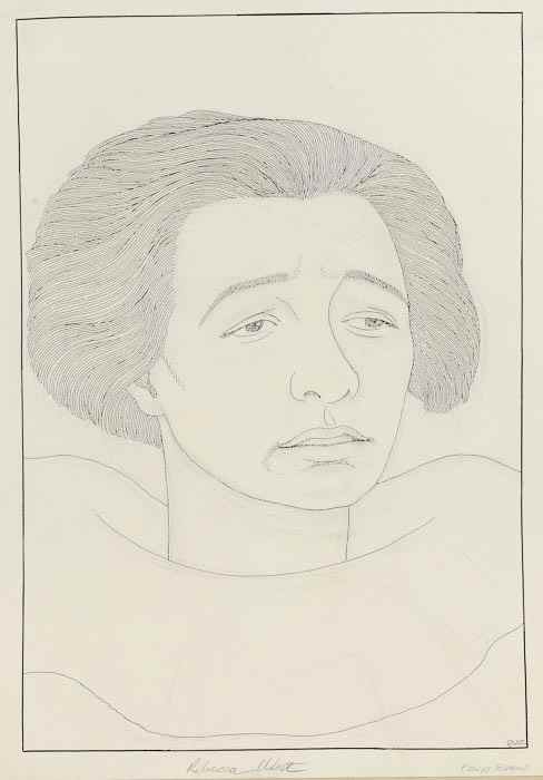 Appraisal: Evans Powys Arthur Quiz Rebecca West original caricature drawing of