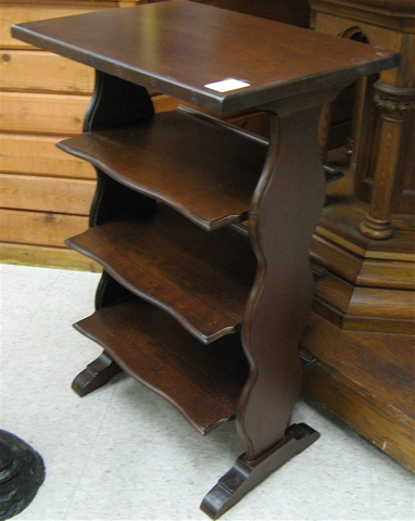 Appraisal: CHARLESTOWNE SQUARE BOOK STAND Broyhill Furniture Industries a -tier stand