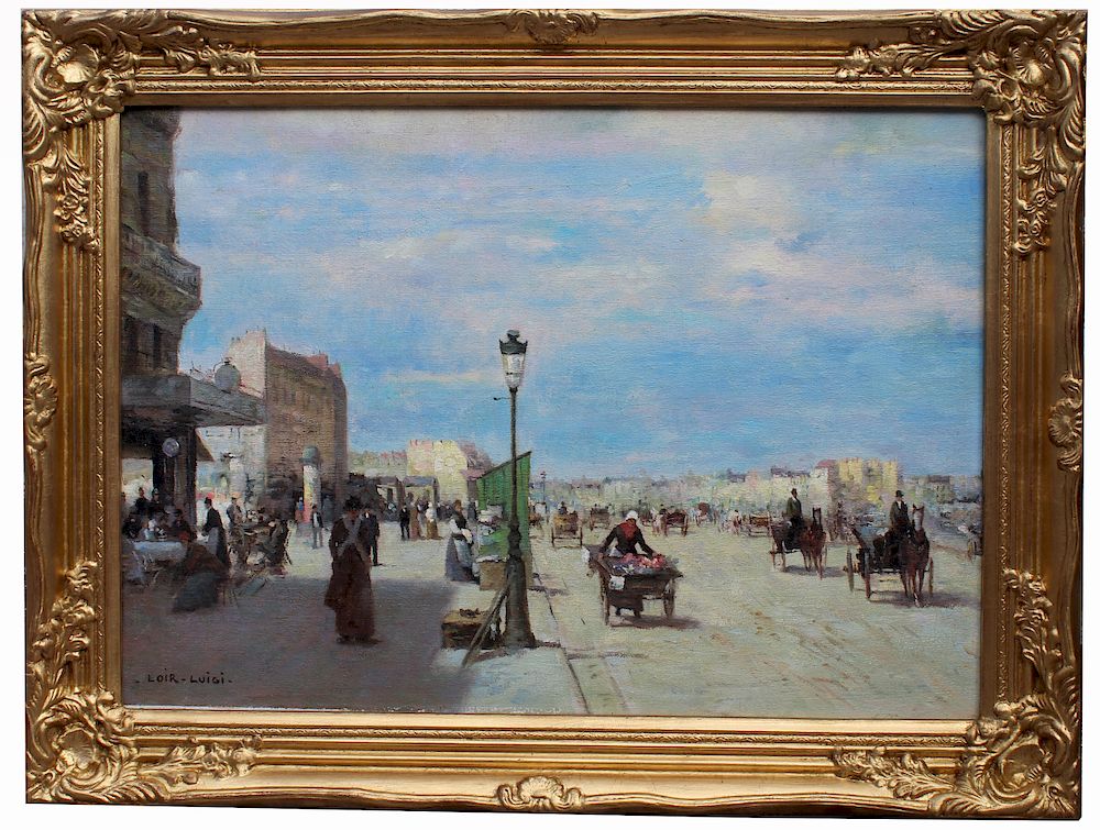 Appraisal: After Luigi Loir - After Luigi Loir - Painting of