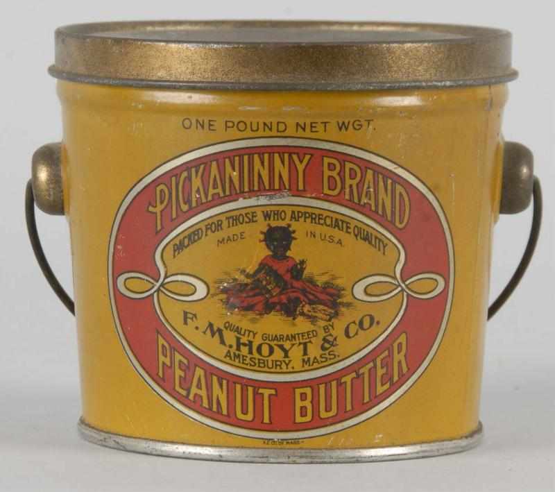 Appraisal: Tin -Pound Pickaninny Peanut Butter Pail Description Nice image and