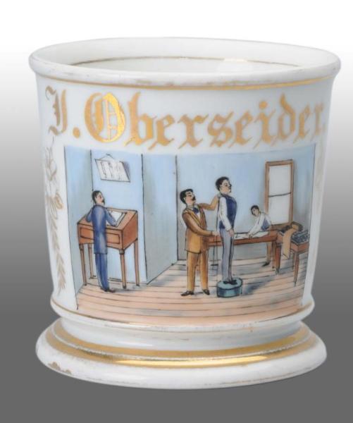 Appraisal: Tailor's Occupational Shaving Mug Description Marked A K France under