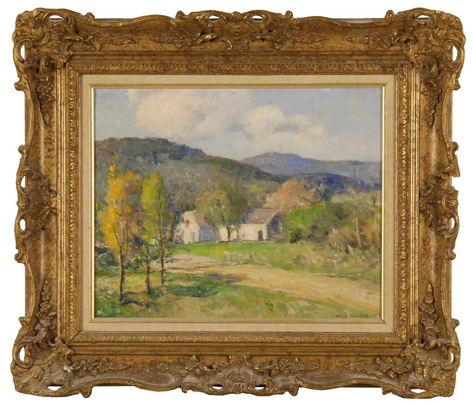 Appraisal: WILLIAM JURIAN KAULAAmerican - New Hampshire farmhouse Signed lower right