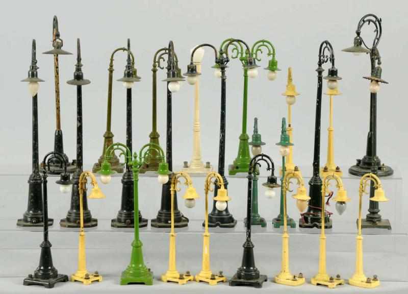 Appraisal: Lot of Lionel Ives Railroad Lamps American Pre-war Various conditions