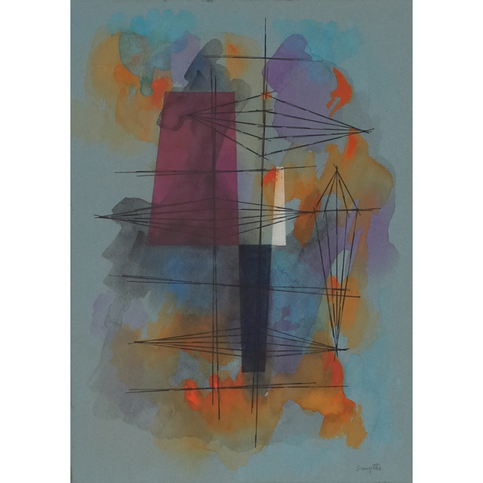 Appraisal: Willard Grayson Smythe American - ''AbstractComposition '' c watercolor ''