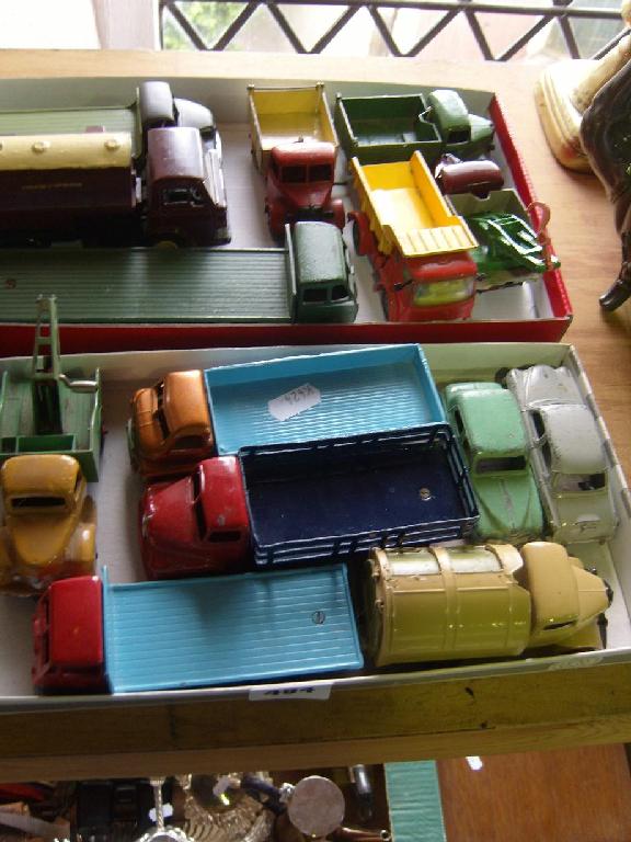 Appraisal: A collection of post-war toy commercial vehicles mainly Dinky's including