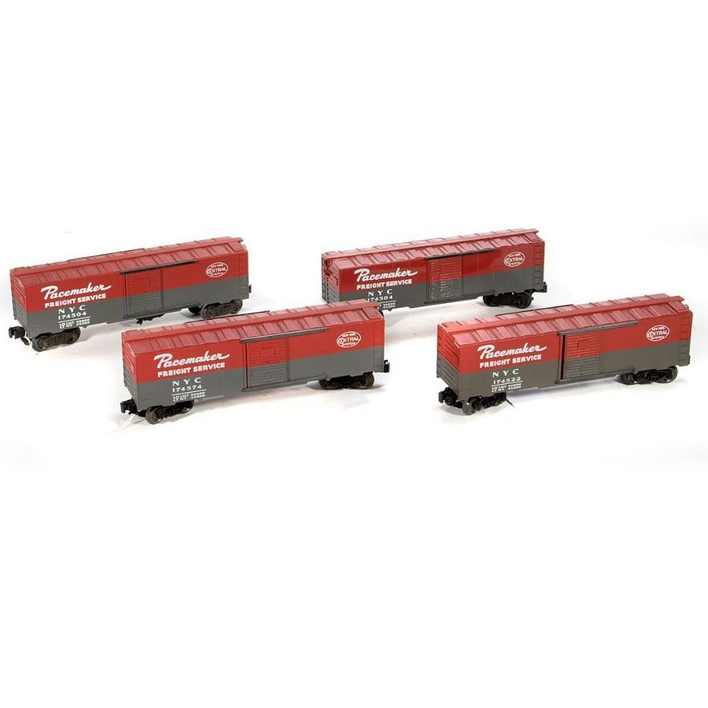 Appraisal: O Gauge Williams NYC Pacemaker Box Cars Four Williams NYC