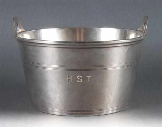 Appraisal: American sterling silver ice tub S Kirk Son Inc Baltimore