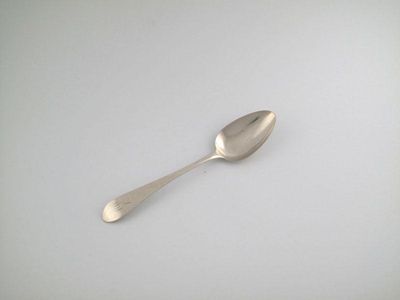 Appraisal: Joseph Pearson a silver old English Point pattern tablespoon circa