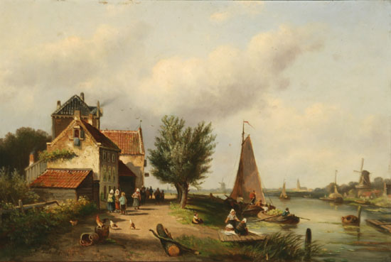 Appraisal: Charles Leickert Dutch - Overschie by Rotterdam Signed Ch Leickert