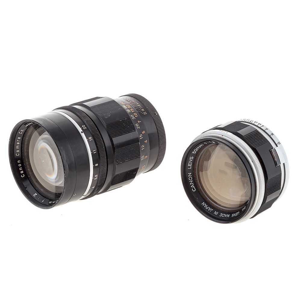 Appraisal: Canon mm mm Lenses Canon mm serial and mm serial