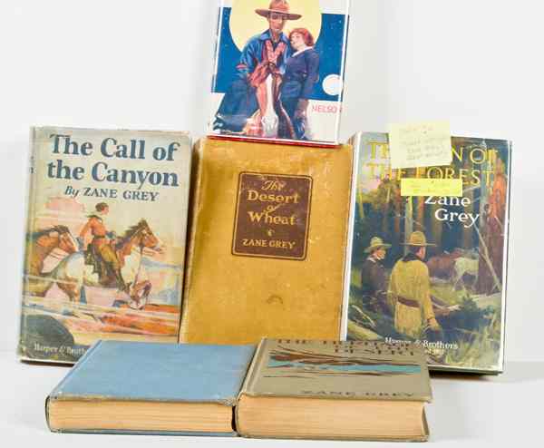 Appraisal: Zane Grey Western Titles Lot of Grey Zane The Heritage