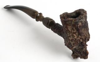 Appraisal: Vintage Briarwood Pipe With a polished stem Bowl H overall