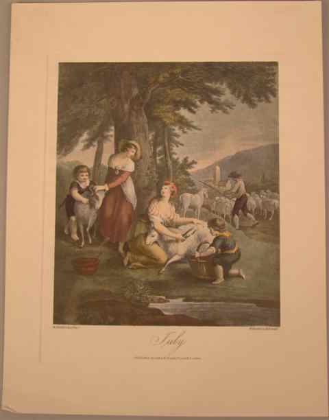 Appraisal: FRANCESCO BARTOLOZZI AFTER W HAMILTON ITALIAN - JULY Colored engraving