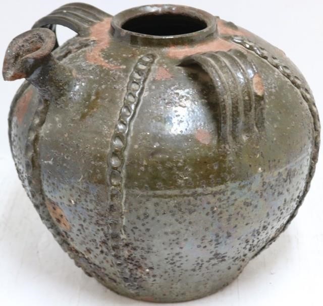 Appraisal: ROMAN CA - AD CARRYING JUG WITH SPOUT ANDTHREE HANDLES