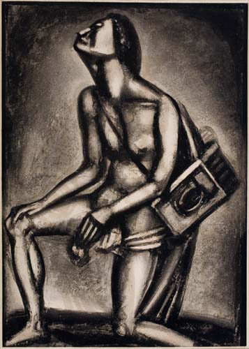 Appraisal: GEORGES ROUAULT Sunt Lacrymae rerum Aquatint etching burnishing and drypoint