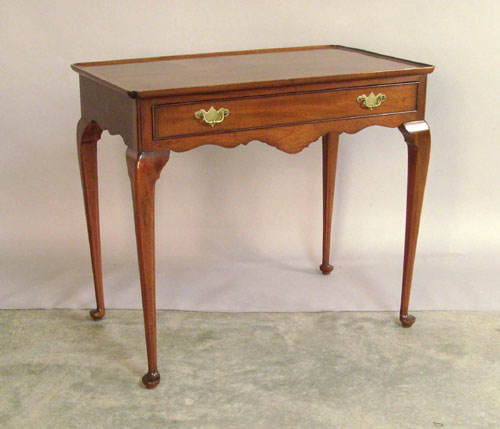 Appraisal: Saybolt Cleland Queen Anne style mahogany table h w